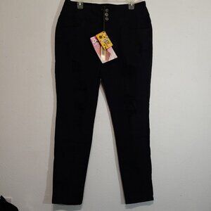 Hybrid & Co. Women's Super Comfy Stretch ripped Jeans Jegging Size 14